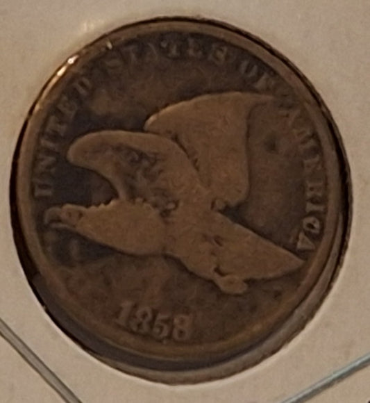 1858 Flying Eagle Cent – Historic Small Cent | Very Good Condition