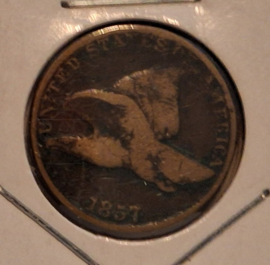 1857 Flying Eagle Cent – Dark Patina | Bold U.S. Classic