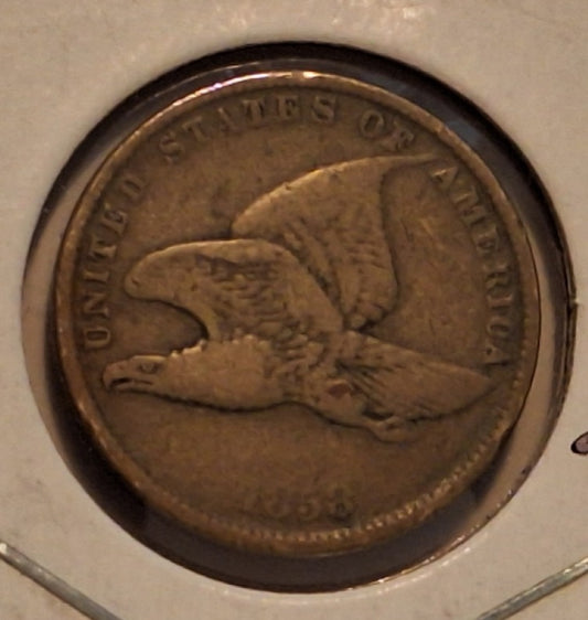 1858 Flying Eagle Cent – Last Year of Issue | Fine Condition