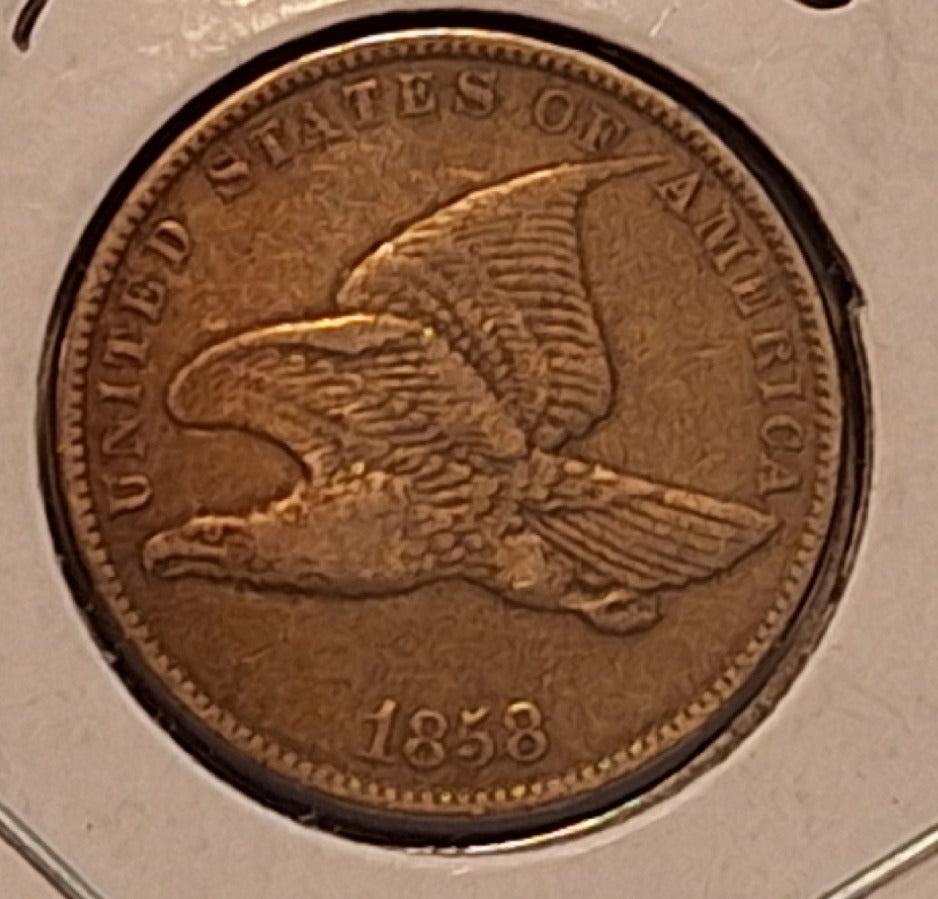 1858 Flying Eagle Cent – XF-45 | Extra Fine