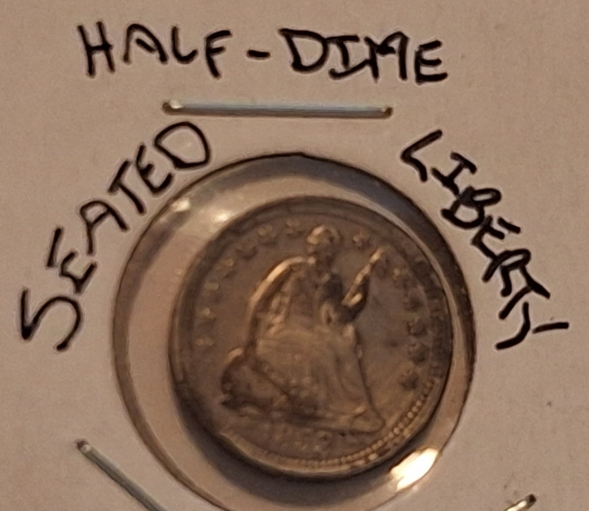 1853 Seated Liberty Half Dime – Arrows Variety | Extra Fine Silver Coin